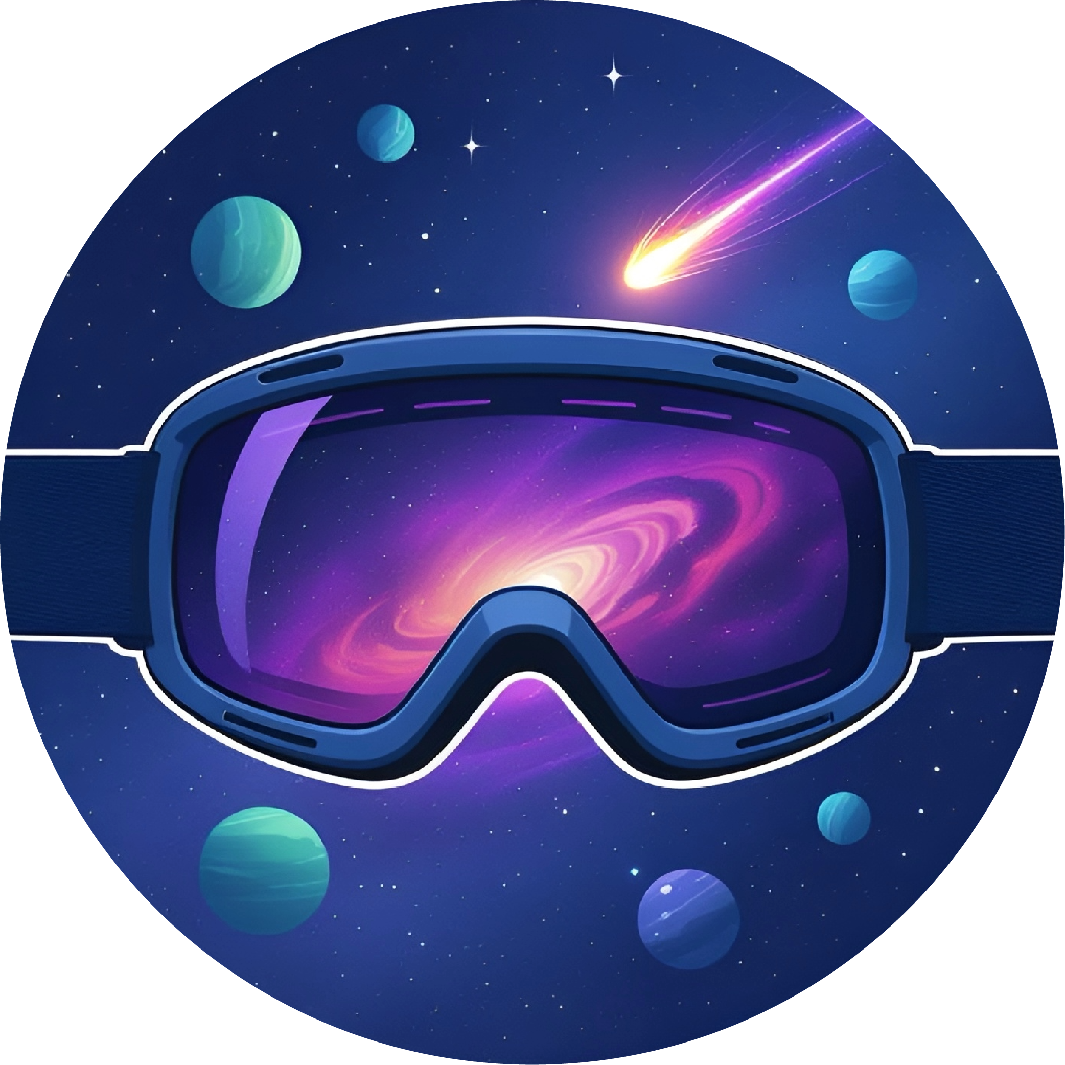 Space Goggles Sticker